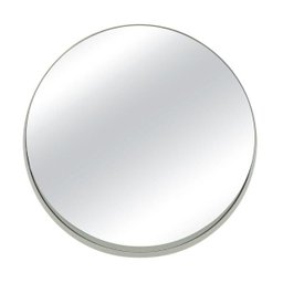 Espelho Decorativo Stokolmo Branco Off White 60 cm Redondo Branco, 60 cm - 4