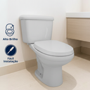 Ver imagem 3 de Assento Tampa Vaso Sanitário Sabatini Icasa Almofadado Cinza Claro Durín