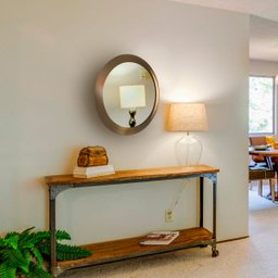 Espelho Decorativo Paella Ouro Velho Craquelado 60 cm Redondo - 2