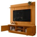 Ver imagem 4 de Painel Home Theater Siena para Tv 75 Pol 2 Portas 184 Cm Cinamomo Madetec Cinamomo