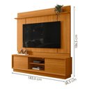 Ver imagem 3 de Painel Home Theater Siena para Tv 75 Pol 2 Portas 184 Cm Cinamomo Madetec Cinamomo