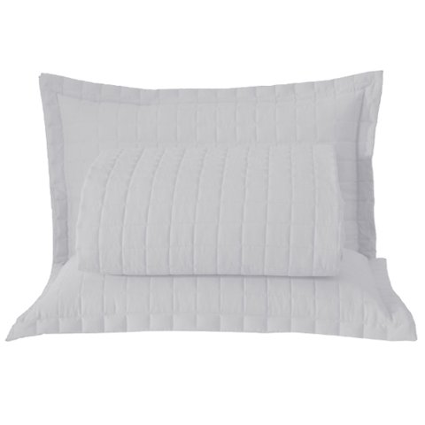 Kit Cobre Leito Colcha Monaco King Dupla Face 3 Peças - Branco