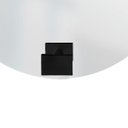 Ver imagem 4 de Espelho Decorativo com Gancho Alumínio Preto Retangular 50 cm Redondo