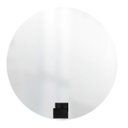 Ver imagem 1 de Espelho Decorativo com Gancho Alumínio Preto Retangular 50 cm Redondo