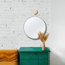 Ver imagem 2 de Espelho Decorativo Twiza Preto 60 cm Redondo