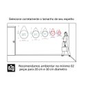 Ver mais imagens de Kit Espelho Decorativo Adnet Preto Alça Corino Caramelo 20 e 30cm Redondo