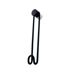 Pendurador Gancho Wire Minimals Stick Preto 0,25X0,15 Cm