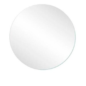 Espelho Multiuso Lapidado Redondo 40cm Diam. Fita Dupla Face