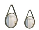 Ver imagem 1 de Kit Espelhos Adnet Corten de 30cm + 20 cm com Alça de Preta