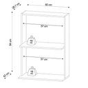 Ver imagem 3 de Suporte para Microondas e Forno Nicho Suspenso Thai 60cm M12 - D’Rossi