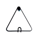 Ver imagem 1 de Pendurador Gancho Wire Minimals Polygon Preto 0,14X0,15 Cm