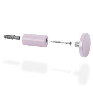 Pendurador Gancho Multiuso Salmão 4Cm
