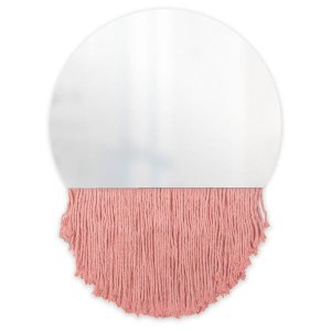 Espelho Decorativo Moom Bangs Salmão 38 cm