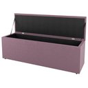 Ver imagem 5 de Kit Cabeceira E Baú Cama Box Solteiro Grace 90cm Suede Rosé