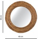Ver imagem 4 de Espelho Decorativo Corda Bananeira 40 Cm Redondo
