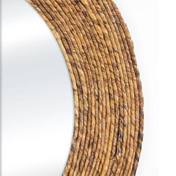 Espelho Decorativo Corda Bananeira 40 Cm Redondo - 2