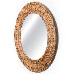 Espelho Decorativo Corda Bananeira 40 Cm Redondo - 3