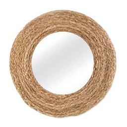 Espelho Decorativo Corda Taipa 50 cm Redondo - 1
