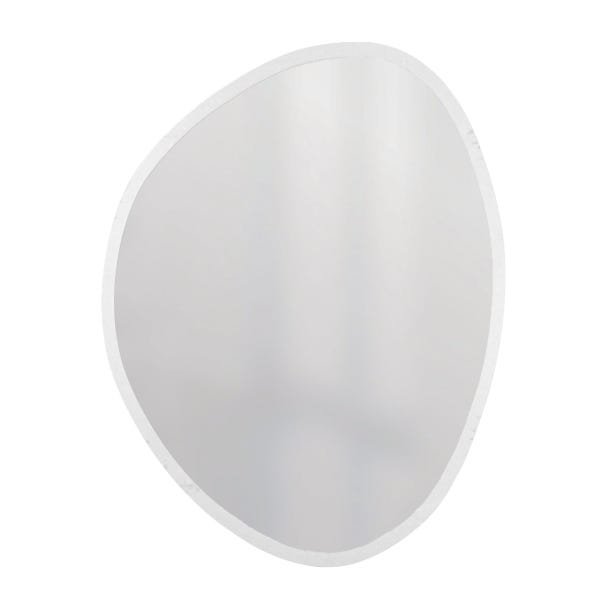 Espelho Decorativo Orgânico Branco 58x70 cm