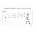 Ver mais imagens de Espelho Decorativo Life Alça Rajada 60x40 cm