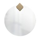 Ver imagem 5 de Espelho Decorativo com Gancho Pinus Quadrado 50 cm Redondo