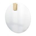 Ver imagem 1 de Espelho Decorativo com Gancho Pinus Retangular 50 cm Redondo