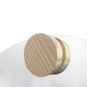 Ver imagem 2 de Espelho Decorativo Oval com Gancho Pinus Redondo 60x40 cm