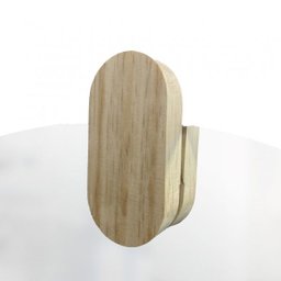 Espelho Decorativo Oval com Gancho Pinus Oblongo 60x40 cm - 3