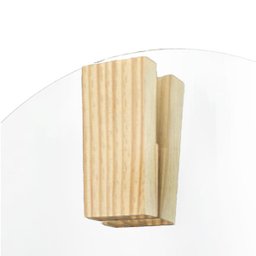 Espelho Decorativo Oval com Gancho Pinus Retangular 60x40 cm - 2