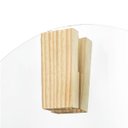 Ver imagem 2 de Espelho Decorativo Oval com Gancho Pinus Retangular 60x40 cm