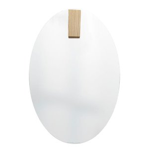 Espelho Decorativo Oval com Gancho Pinus Retangular 60x40 cm