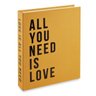 CAIXA LIVRO MOSTARDA - ALL YOU NEED IS LOVE - 1
