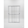 Porta Sacada 3 Folhas de Vidro Aluminio Branco C/ Trinco 2,10x1,20 - 3