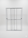 Ver imagem 3 de Porta Sacada 3 Folhas de Vidro Aluminio Branco C/ Trinco 2,10x1,20