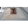 Tapete Algodão para Sala, Quarto e Escritório - 2,50M x 2,50M - Cor Cru Pelo Médio - 2