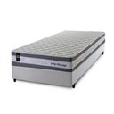 Ver imagem 3 de Conjunto Cama Box c/ Molas Ensacadas Alpine Cinza Solteiro 88x188x65