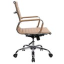 Ver imagem 7 de Conjunto com 5 Cadeiras Diretor Boston Giratória Regulagem de Altura A Gás Esteirinha Caramelo