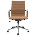 Ver imagem 4 de Conjunto com 5 Cadeiras Diretor Boston Giratória Regulagem de Altura A Gás Esteirinha Caramelo