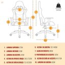 Ver imagem 5 de Cadeira Gamer Escritório Profissional Moobx Nitro