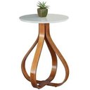 Ver imagem 7 de Mesa de Canto Decorativa Cebola Altura 72cm D50cm Mozzoni - Off White