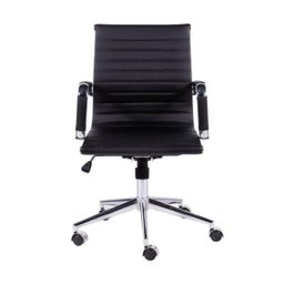 Conjunto com 1 Cadeira Presidente e 5 Cadeiras Diretor Sala de Reunião Esteirinha Preta - 5
