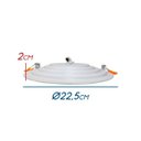 Ver imagem 2 de Kit 2x Spot Redondo Embutir LED Integrado 15W + 7W 2700K St1829
