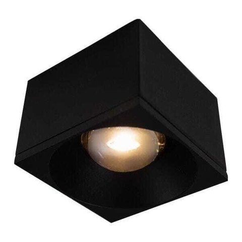 Spot Sobrepor LED 7W para Teto Parede Ou Pergolado Preto St1517