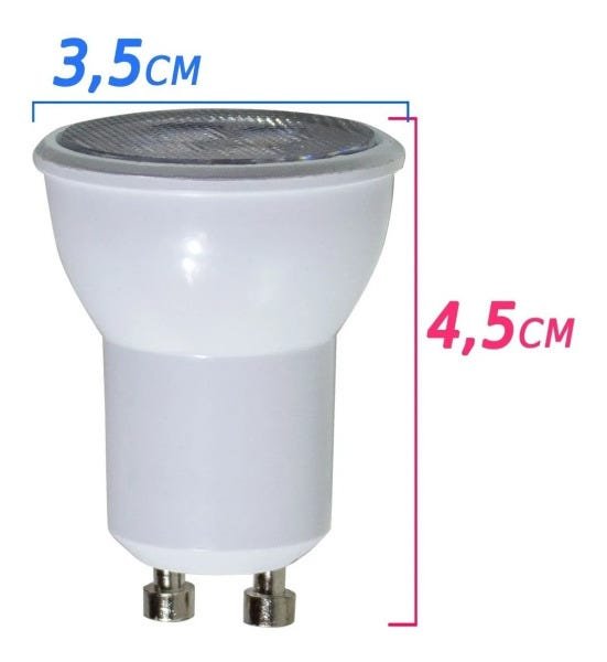 Kit 3x Spot Orientável Quadrado + LED Mr11 4W Branco Quente St1831 - 3