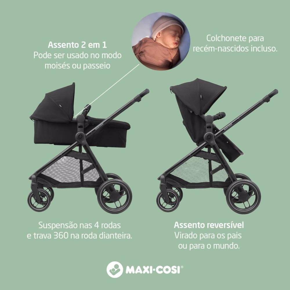 Travel System Anna³ Trio Isofix Maxi-Cosi Sparkling Grey - 2