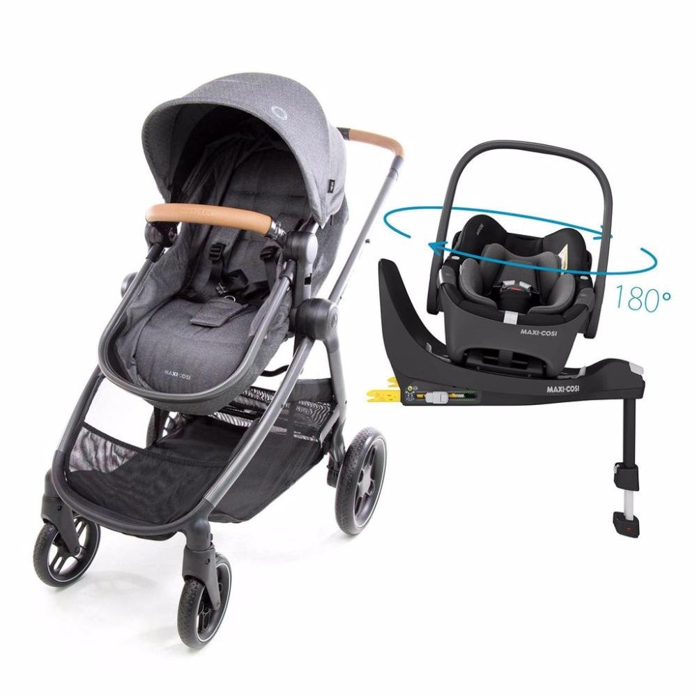 Travel System Anna³ Trio Isofix Maxi-Cosi Sparkling Grey