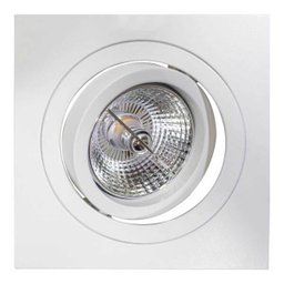 Kit 6x Spot Ecco Quadrado Rente Embutir Gu10 + LED Ar70 St1842 - 5