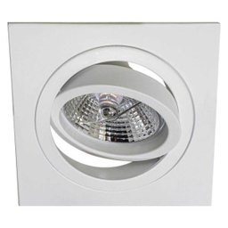 Kit 6x Spot Ecco Quadrado Rente Embutir Gu10 + LED Ar70 St1842 - 1