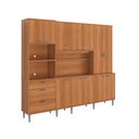 Ver mais imagens de Kit Cozinha Compacta 260cm 12 Portas e 3 Gavetas Pulse Lukaliam Móveis