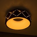 Ver imagem 3 de Plafon Otto Preto LED 16W Redondo 28cm Starlux St1715